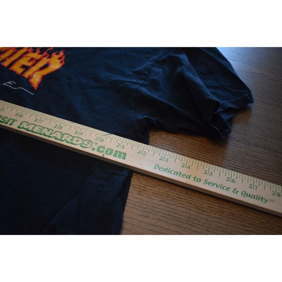 Thrasher Magazine Graphic Tee Short Sleeve Black Skateboarding Mens XL - Picture 3 of 4